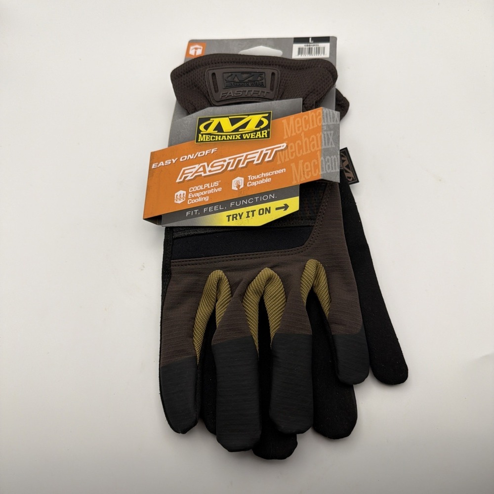 New Mechanix Wear ~ LARGE  FastFit Flexible Protection Gloves ~